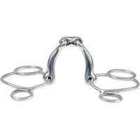 Produktbild von HorseGuard Universal 2-Ring Gebiss aus Edelstahl in Silber für Pferde