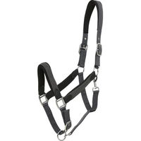 Produktbild von HorseGuard Vardia Geflochtenes Halfter für Ponys in Schwarz und Grau