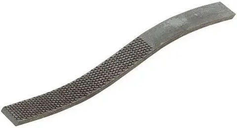 Produktbild von Horsena Hufraspel S-förmig aus Edelstahl für die Hufpflege mit feiner und grober Körnung 30cm