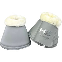 Produktbild von Horsenjoy Dancer Hufglocken Gamaschen aus Neopren Grau für Vollblut