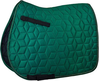 Produktbild von Horsenjoy Dressursattelpad Velvet für Pferde in Grün