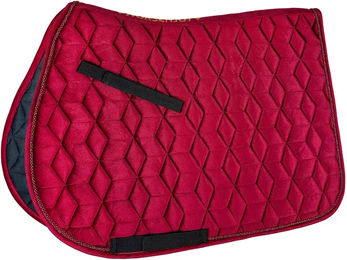 Produktbild von Horsenjoy Dressursattelpad Velvet für Pferde in Rot