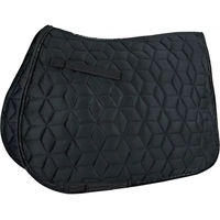 Produktbild von Horsenjoy Dressursattelpad Velvet für Pferde in Schwarz