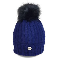 Produktbild von Horsenjoy Elza Fleece Mütze Damen Blau Winter