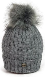 Produktbild von Horsenjoy Elza Fleece Mütze Damen Winter Grau