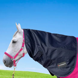 Produktbild von Horsenjoy Halsdecke für Ponys aus Nylon in Blau oder Schwarz