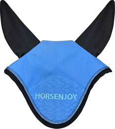 Produktbild von Horsenjoy HexaFit Fliegenhaube für Pferde in Blau