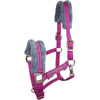 Produktbild von Horsenjoy Horse Star Pferdehalfter aus Plüsch in Rosa
