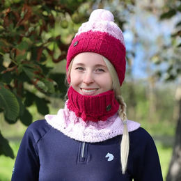 Produktbild von Horsenjoy Kaja Fleece Wintermütze für Damen in Rosa