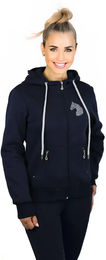 Produktbild von Horsenjoy Kapuzenjacke Born To Ride Blau für Mädchen ab 12 Jahren