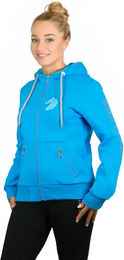 Produktbild von Horsenjoy Kapuzenjacke Born To Ride Hoodie für Damen in Blau Größe S