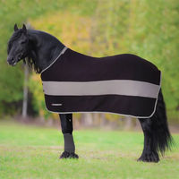Produktbild von Horsenjoy Pferdedecke aus Fleece mit Gurten in Schwarz