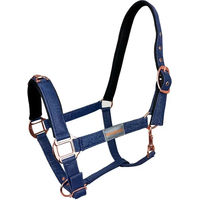 Produktbild von Horsenjoy Pferdehalfter Heidi aus Nylon in Blau für Ponys
