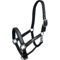 Produktbild von Horsenjoy Pferdehalfter Lauren aus Nylon in Schwarz für Ponys