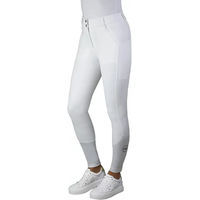 Produktbild von Horsenjoy Reithose Lexi für Mädchen mit Full Grip und Silikon in Weiß