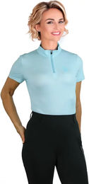 Produktbild von Horsenjoy Reitshirt Damen Born To Ride Blau Größe 36