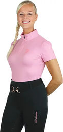 Produktbild von Horsenjoy Reitshirt Damen Born To Ride Rosa Größe 36