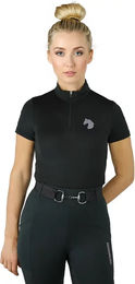 Produktbild von Horsenjoy Reitshirt Damen Born To Ride Schwarz Größe 38