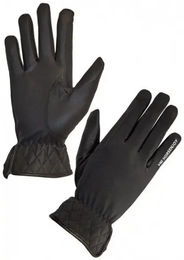 Produktbild von Horsenjoy Winforia Reithandschuhe für Damen und Herren aus Kunstleder Winter Schwarz Größe S