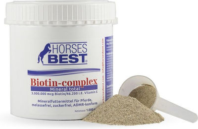 Horsesbest Biotin Complex MineralTotal Mineralfuttermittel für Pferde zur Unterstützung von Haut, Fell und Hufen 1000g – Bild 1 von 1