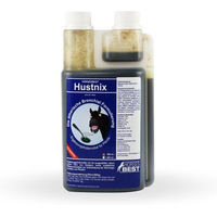 Produktbild von Horsesbest Hustnix Pferd Ergänzungsfutter mit 24 ätherischen Ölen 500ml