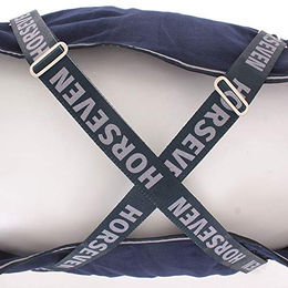 HorSeven Fleecedecke Blau Größe 145 – Bild 1 von 2