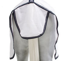 Produktbild von HorSeven Fliegendecke Fly Protect für Pferde aus Polyester in Weiß/Blau Größe 155