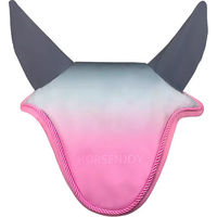 Produktbild von HorSeven Fliegenhaube Amber Sky in Bunt Grau Rosa Größe M
