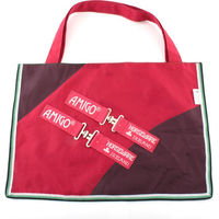 Produktbild von HorSeven Shopper Tasche aus Pferdedecken rot schwarz
