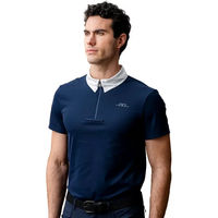 Produktbild von Horseware AA Gabrio Turnier-Poloshirt Reitshirt für Herren Blau XS