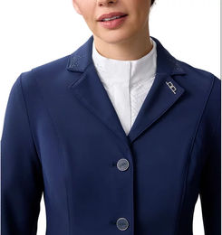 Horseware AA MotionFlex Pro Crystal Reitjacke Damen wasserabweisend Blau Marine – Bild 1 von 1