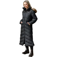 Produktbild von Horseware AA Nivia Lange Daunenjacke für Damen Schwarz Waterproof
