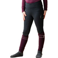 Produktbild von Horseware Alba Alessandro Albanese Reithose für Mädchen aus Kunstleder in Schwarz