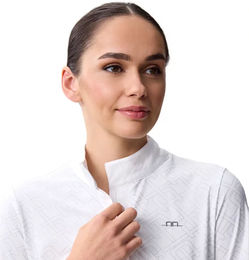 Horseware Alcina Alessandro Reitshirt Damen Weiß XS – Bild 1 von 1