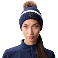 Produktbild von Horseware Alessandro Albanese Damen Pompom-Mütze Blau Winter