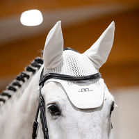 Produktbild von Horseware Alessandro Albanese Earnet Pferdedecke aus Baumwolle Schwarz Weiß für Warmblut