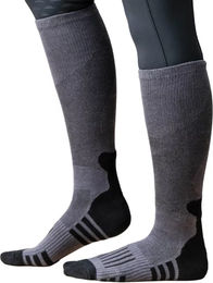 Horseware Alessandro Albanese Kompressions Reitsocken Unisex Schwarz Grau Größe M – Bild 1 von 1