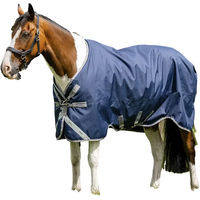 Produktbild von Horseware Amigo 1200D Extra Light Outdoor-Pferdedecke Blau 50g