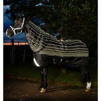Produktbild von Horseware Amigo 1200D FieldSafe Reflectech Plus Turnout Pferdedecke wasserdicht Schwarz 0g
