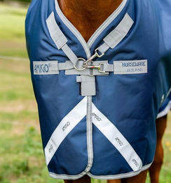 Horseware Amigo 1200D Turnout Pferdedecke 0g Navy/Titanium Grey&Silver Grösse 155 – Bild 1 von 2