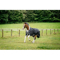 Produktbild von Horseware Amigo 1200D Turnout Pferdedecke 0g Schwarz Grau Silber