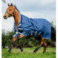 Produktbild von Horseware Amigo 1200D Wug Turnout 400g Weidedecke für Pferde Größe 155 Navy/Titanium Grey/Silver