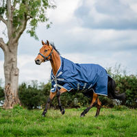 Produktbild von Horseware Amigo 1200D Wug Turnout Weidedecke für Pferde Größe 145 Navy/Titanium Grey/Silver - 150 g