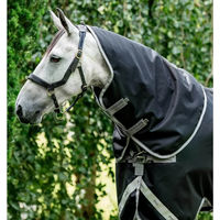 Produktbild von Horseware Amigo 1200D XL Turnout Halsdecke für Pferde in Schwarz-Silber