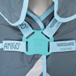 Produktbild von Horseware Amigo AmEco 12 Turnout Plus Pferdedecke mit 250g Füllung Dunkelblau