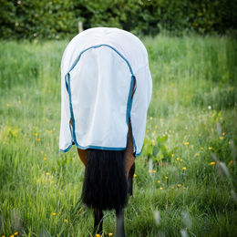 Horseware Amigo Ameco Bug Rug Fliegendecke für Pferde mit abnehmbarem Halsteil Silber/Weiß Größe 6'9 – Bild 1 von 2