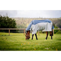 Produktbild von Horseware Amigo Ameco Combi Fliegendecke für Pferde Größe 75 Türkis Grau Weiß - 1 Stk.