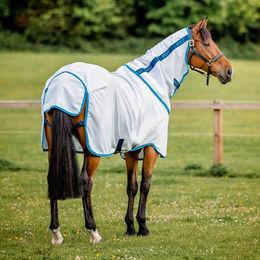 Produktbild von Horseware Amigo Aussie Allrounder Pferdedecke aus Polyester in Blau-Weiß