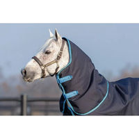 Produktbild von Horseware Amigo Bravo 12 Hood Pferdedecke aus Polyester in Blau oder Türkis Größe XS