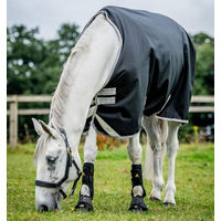 Produktbild von Horseware Amigo Bravo 12 Original Turnout Pferdedecke Größe M in Schwarz Grau Silber - 250 g